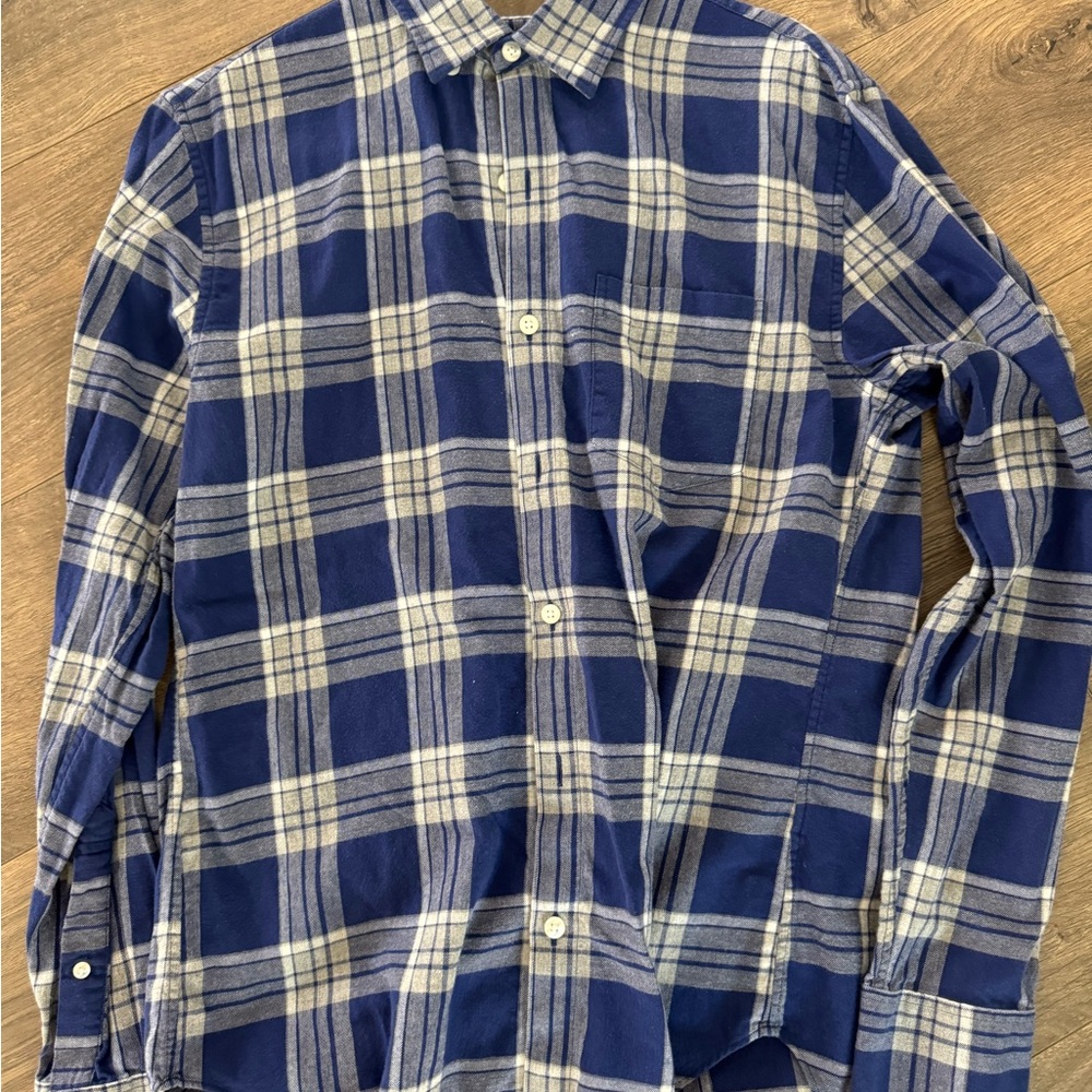 Bonobos Blue Plaid Men's Shirt